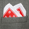 Custom Polyester Pocket Square (50 minimum)